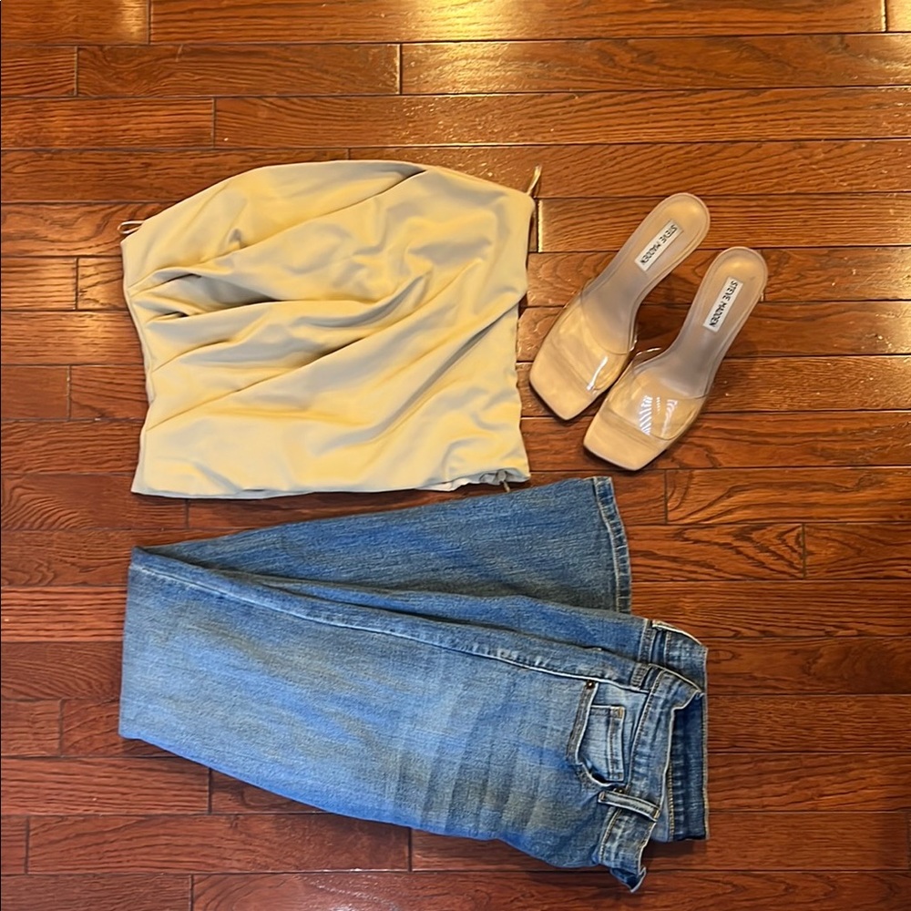 🎀 Zara Tan Tube top